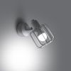 Applique Acier Blanc E14 1 Beluci