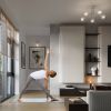 Plafonnier Acier Blanc E14 2 Beluci