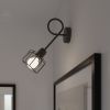 Lustre Acier Noir E14 3 Beluci
