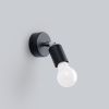 Applique Acier Noir E27 1 Fornes