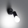 Applique Acier Noir E27 1 Fornes