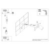 Applique Acier Blanc GU10 1 Lemmi