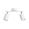 Plafonnier Acier Blanc GU10 2 Lemmi
