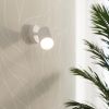 Plafonnier Acier Blanc GU10 2 Lemmi
