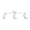 Plafonnier Acier Blanc GU10 3 Lemmi