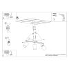 Plafonnier Acier Blanc GU10 3 Lemmi