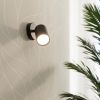 Applique Acier Noir GU10 1 Lemmi