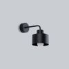 Applique Acier Noir E27 1 Savar