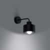 Applique Acier Noir E27 1 Savar