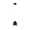 Suspension Acier Noir E27 1 Savar