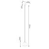 Suspension Acier Noir E27 1 Savar
