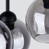 Lustre Acier Noir E27 3 Alino