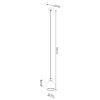 Suspension Acier Noir E27 1 Alino
