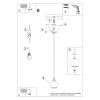 Suspension Acier Noir E27 1 Alino