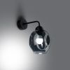 Applique Acier Noir E27 1 Fillan