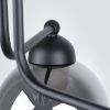 Lustre Acier Noir E27 3 Fillan