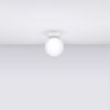 Plafonnier Acier Blanc G9 1 Yoli