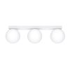 Plafonnier Acier Blanc G9 3 Yoli