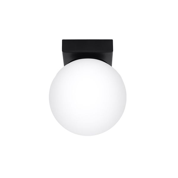Plafonnier Acier Noir G9 1 Yoli