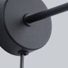 Applique Acier Noir E14 1 Suba