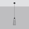 Suspension Acier Noir E14 1 Suba