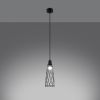 Suspension Acier Noir E14 1 Suba