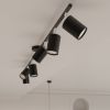 Plafonnier Acier Noir GU10 6 Lemmi
