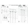Suspension Acier Doré G9 3 Pastelo Line