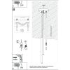 Suspension Acier Doré G9 3 Pastelo