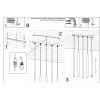 Suspension Acier Doré G9 5 Pastelo Line