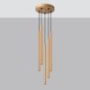Suspension Acier Doré G9 5 Pastelo