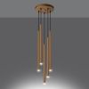 Suspension Acier Doré G9 5 Pastelo