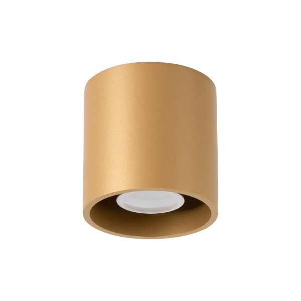 Plafonnier Acier Doré GU10 1 Orbis
