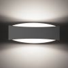 Applique Acier Blanc G9 1 Toni