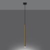 Suspension Acier Éclat Doré G9 1 Pastelo