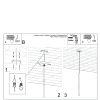 Suspension Acier Éclat Doré G9 1 Pastelo