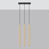 Suspension Acier Éclat Doré G9 3 Pastelo Line