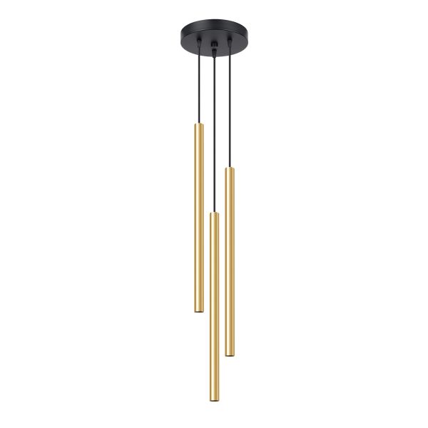 Suspension Acier Éclat Doré G9 3 Pastelo