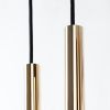 Suspension Acier Éclat Doré G9 3 Pastelo