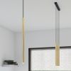 Suspension Acier Éclat Doré G9 3 Pastelo