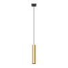 Suspension Acier Éclat Doré GU10 1 Lagos