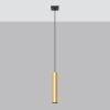 Suspension Acier Éclat Doré GU10 1 Lagos