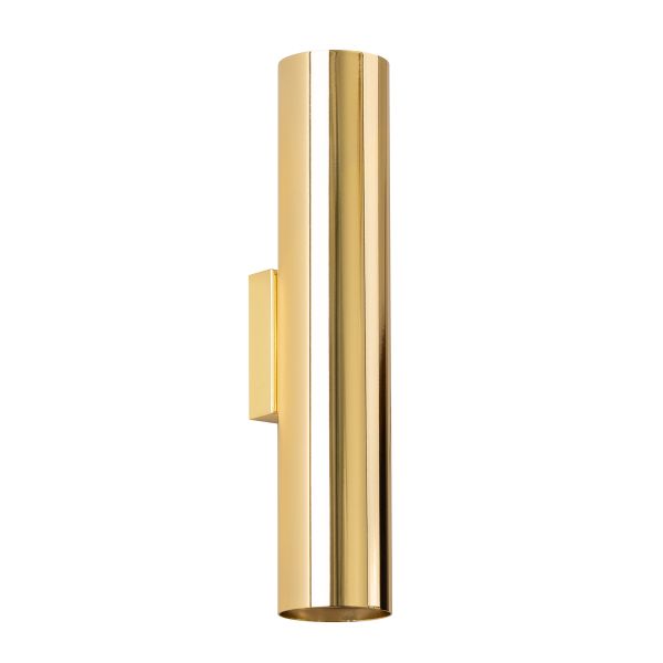 Applique Acier Éclat Doré GU10 2 Lagos