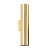 Applique Acier Éclat Doré GU10 2 Lagos