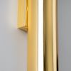 Applique Acier Éclat Doré GU10 2 Lagos