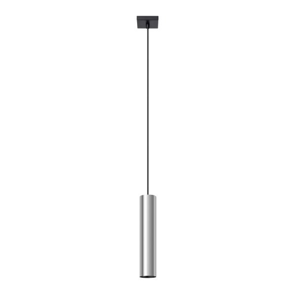 Suspension Acier Chrome GU10 1 Lagos