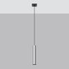 Suspension Acier Chrome GU10 1 Lagos