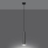 Suspension Acier Chrome GU10 1 Lagos