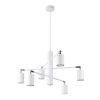 Suspension Acier Blanc GU10 6 Lemmi