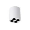 Plafonnier Aluminium Blanc LED 4 Zoe